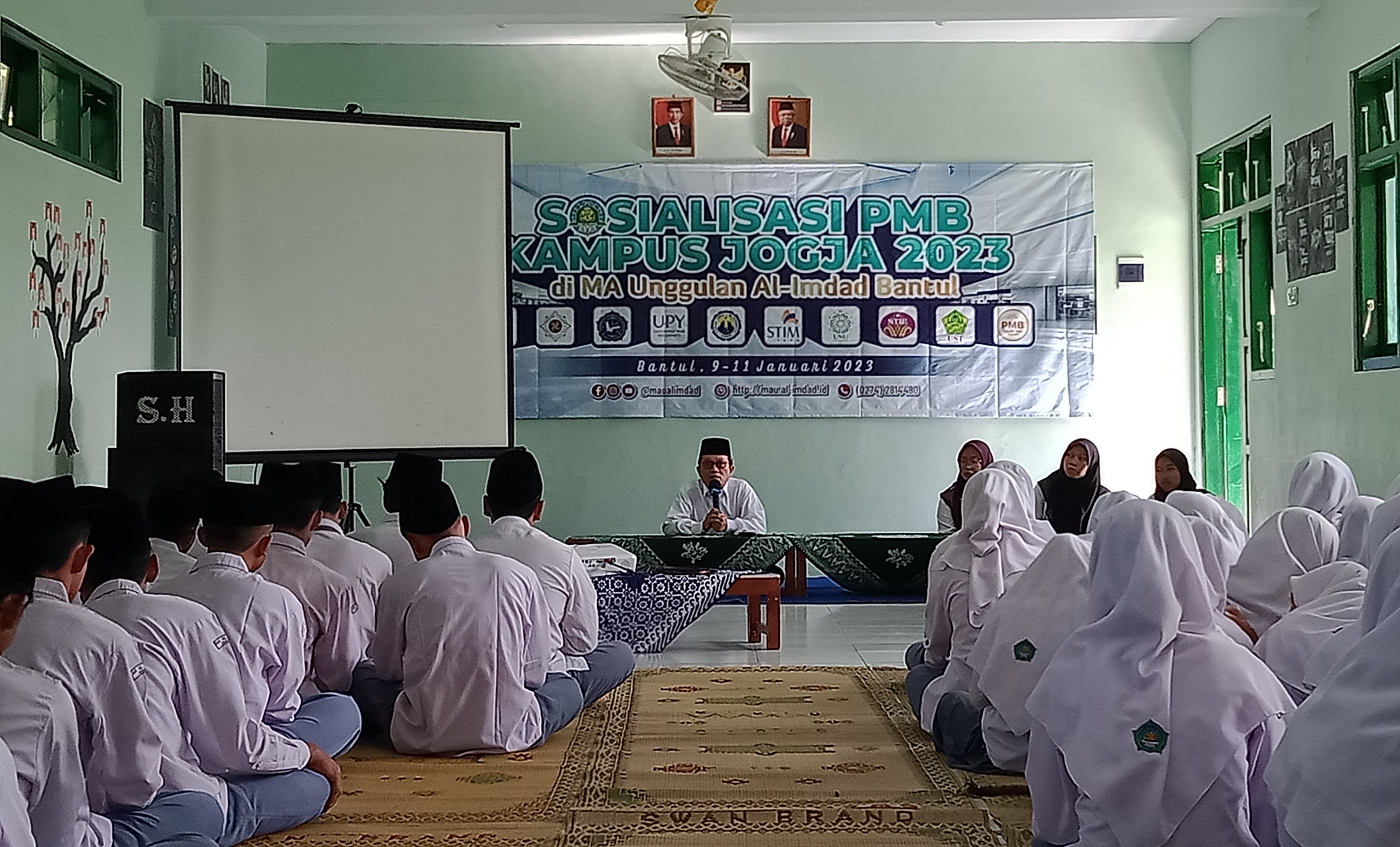 Kepaa Madrasah, H. Ahmad Murod, S.Ag., membuka Sosialisasi PMB Kampus Jogja 2023